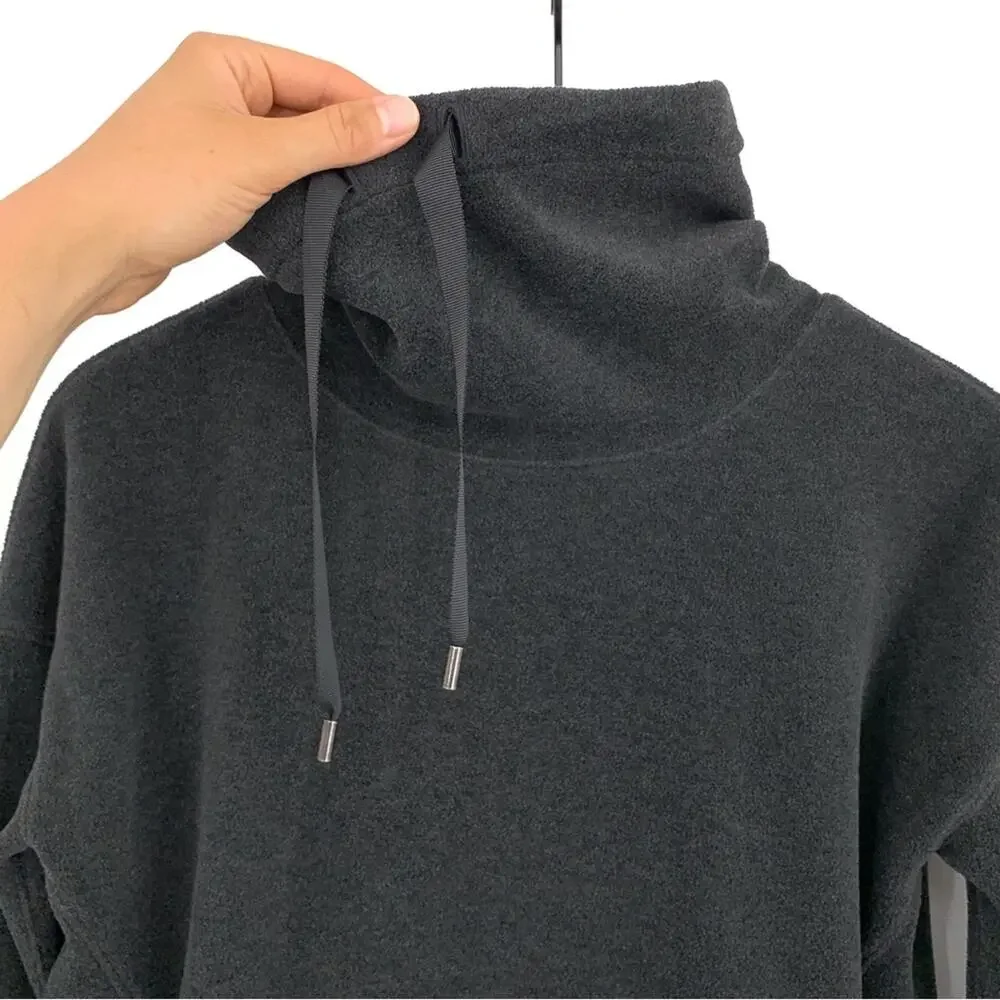 LULULEMON Go Forward Fleece Pullover Charcoal Grey 6